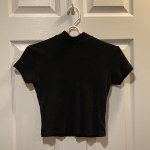 Brandy Melville Black Mock Turtleneck